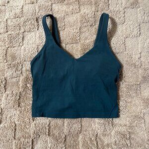 Lululemon Align Tank Top Nulu A/B Cups Built-In Bra Yoga Activewear Submarine 2